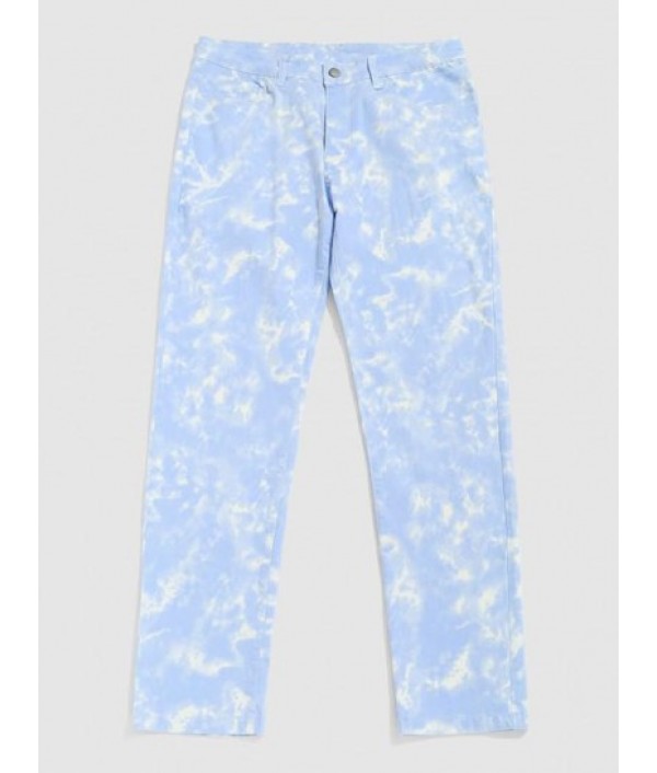 Cloud Wash Casual Jeans