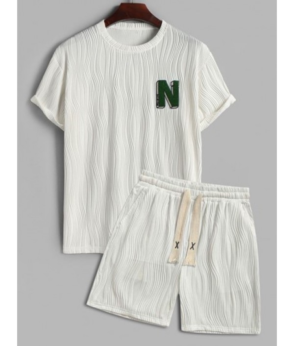 Men's Wave Jacquard Textured F...