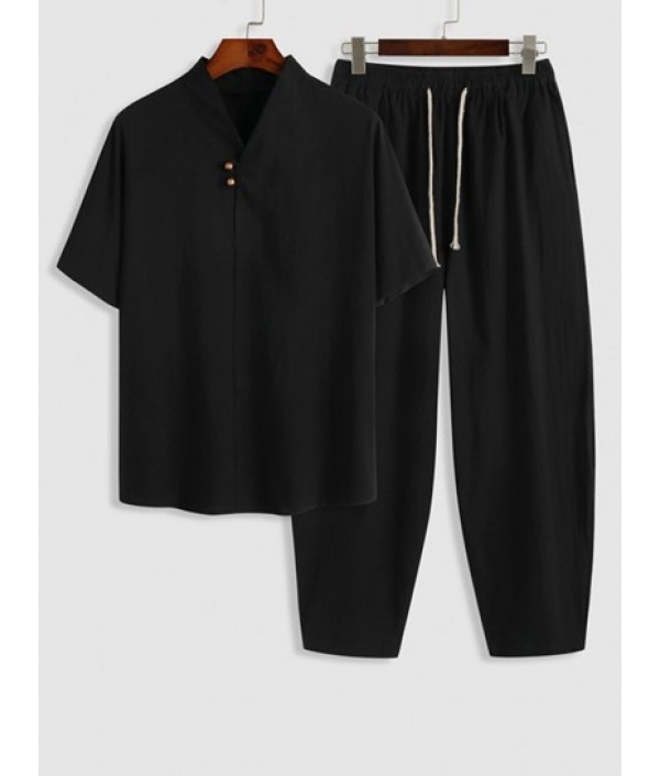 Vintage Style Cotton And Linen Textured ...