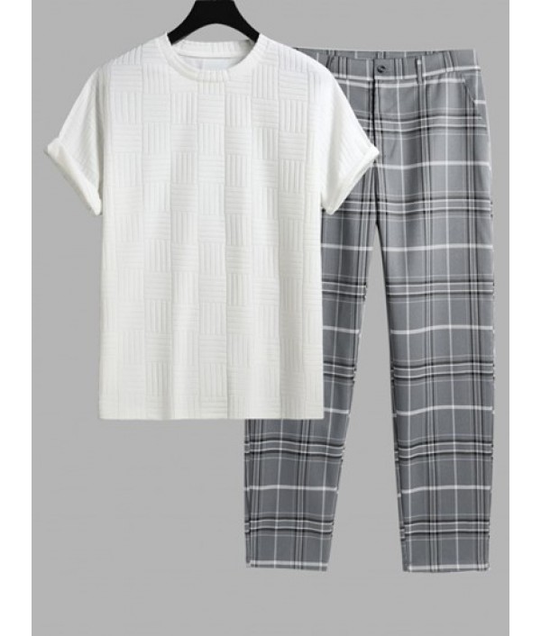 Men's Jacquard Towel Cloth Textured Shor...