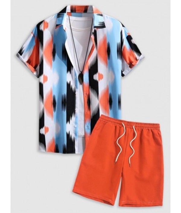 Men's Casual Beach Vacation Short Sleeve...