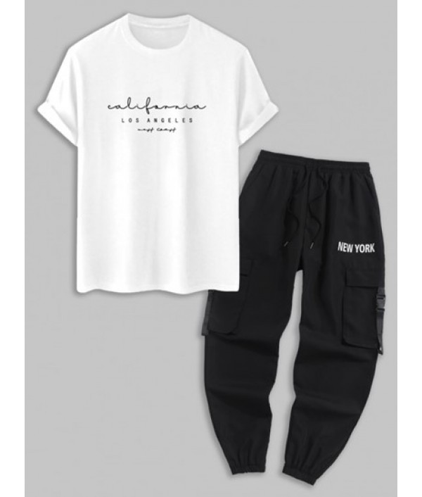 Men's Letter California LOS ANGELES Grap...