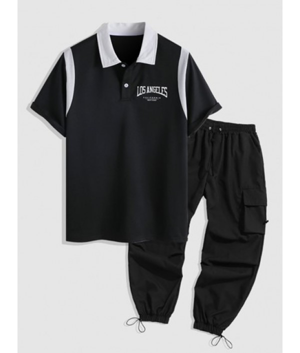 Men's College Style LOS ANGELES Letter P...