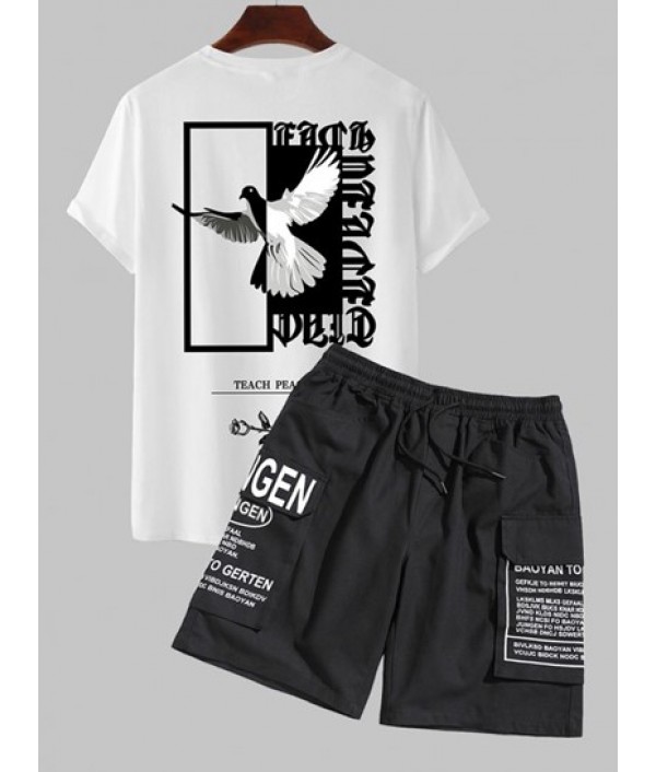 Eagle Letter Rose Graphic Patt...