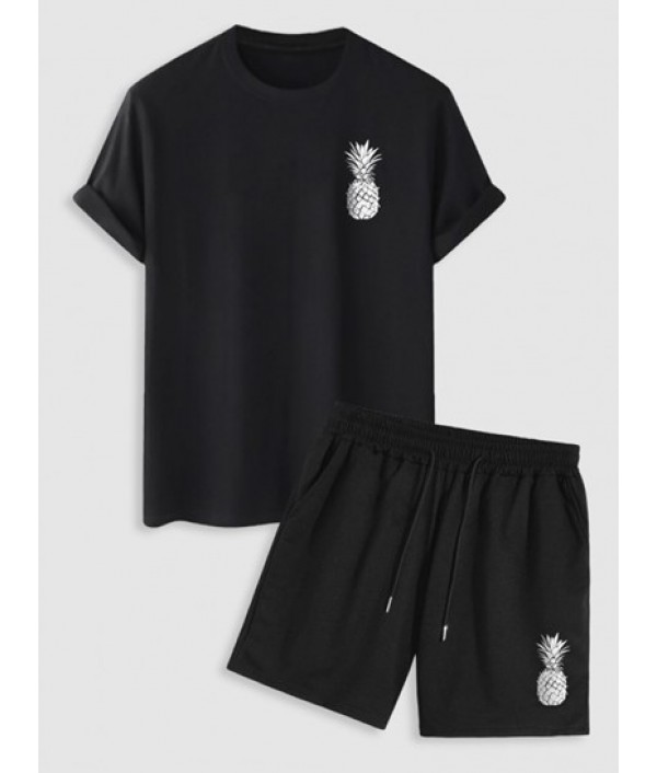 Men's Fruit Pineapple Printed ...