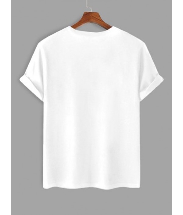 2Pcs Sculpture Floral Rose Printed T-shirt And C'EST LA VIE Drawstring Shorts Set 2Pcs Sculpture Floral Rose Printed T-shirt And C'EST LA VIE Drawstring Shorts Set