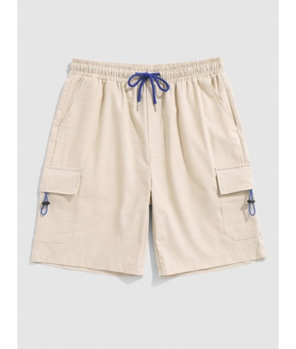 Men's Casual Streetwear Letter WEST COAST Eagle Badge Graphic Printed Short Sleeves T-shirt And Multi-pocket Design Cotton And Linen Textured Cargo Shorts Set Men's Casual Streetwear Letter WEST COAST Eagle Badge Graphic Printed Short Sleeves T-shirt And Multi-pocket Design Cotton And Linen Textured Cargo Shorts Set