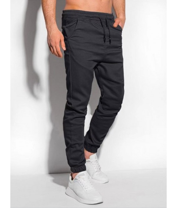 Men's Two Pieces Set Plain Color Tartan Jacquard Weave Textured Polo Collar Short Sleeves T-shirt And Solid Color Drawstring Multi-pocket Jogger Pants Streetwear Set Men's Two Pieces Set Plain Color Tartan Jacquard Weave Textured Polo Collar Short Sleeves T-shirt And Solid Color Drawstring Multi-pocket Jogger Pants Streetwear Set