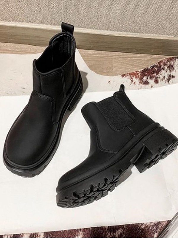 Slip On Chunky Boots