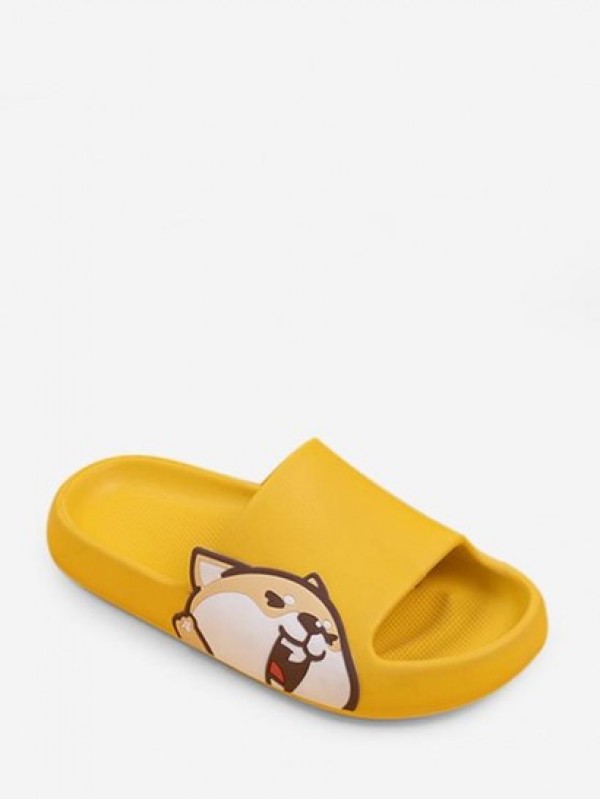 Cartoon Dog Pattern House Indoor Slippers