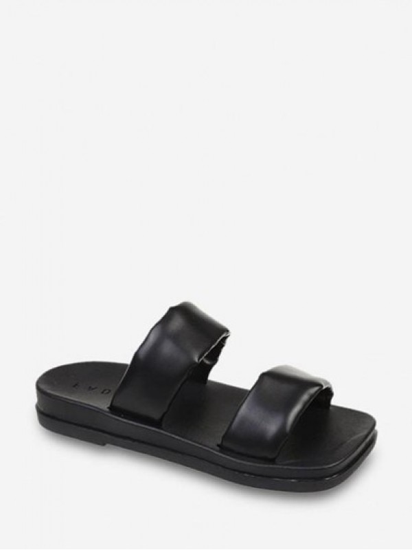 Thick Bottom Wide Strip Non-slip Sandals