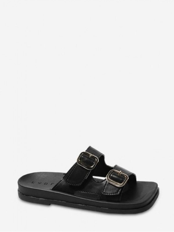 Roman Style Double Buckle Sandals