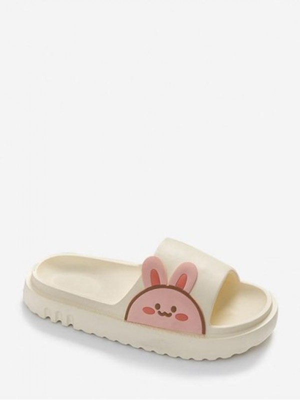 Rabbit Pattern Anti-skidding Indoor Bathroom Slippers