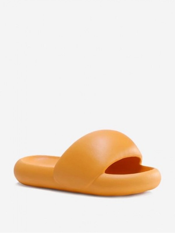 Thick Platform Solid Color Bathroom Slippers