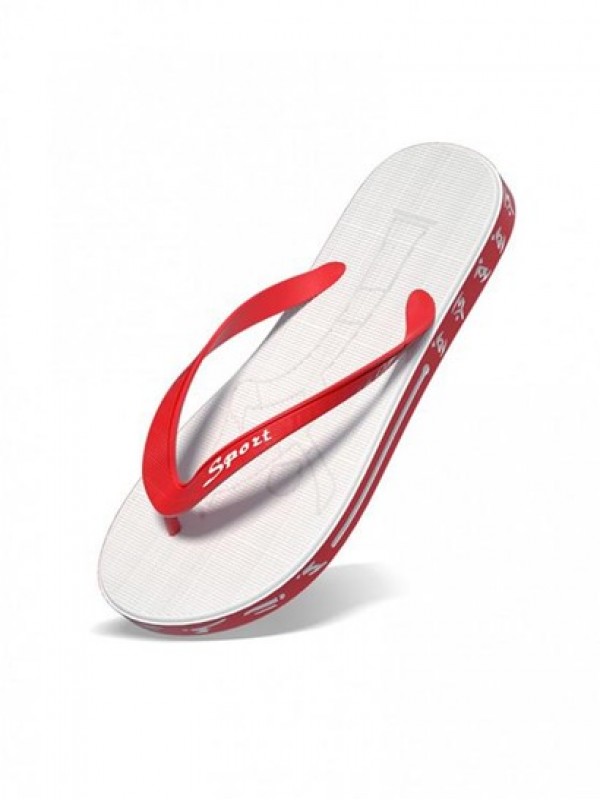 Letter Printed Beach Flip Flops