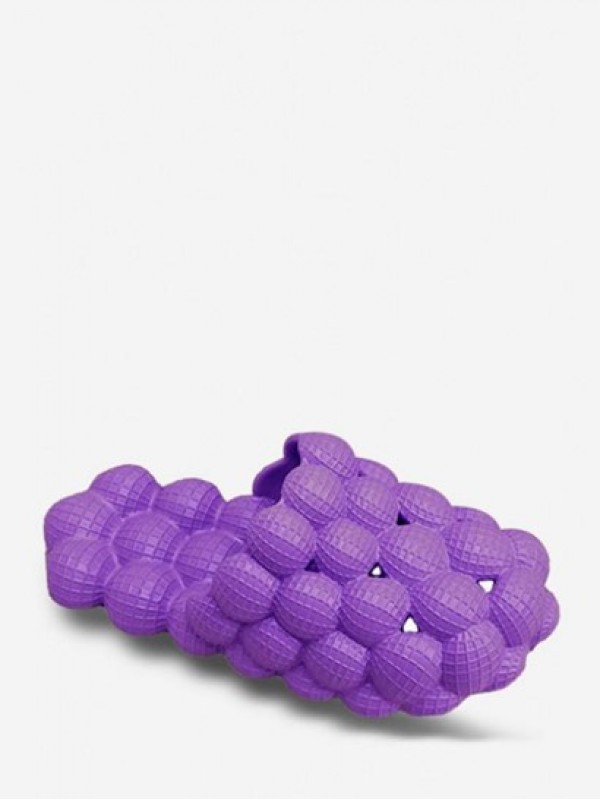 Solid Color Indoor Massage Slippers