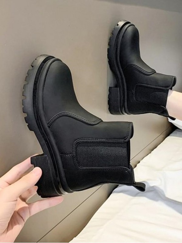 Slip On Chunky Boots