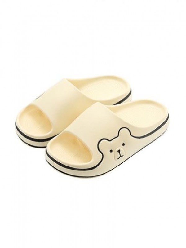 Cartoon Bear Pattern EVA Indoor Slippers