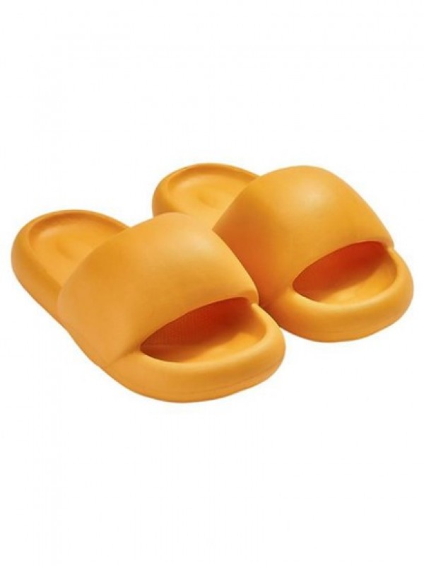 Thick Platform Solid Color Bathroom Slippers