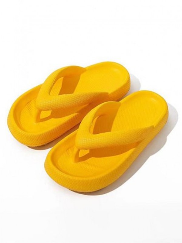 Solid Color Outdoor Non-slip Flip Flops