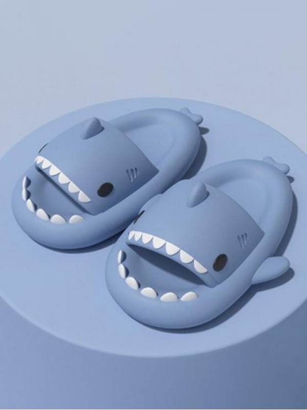 Cute Cartoon Shark Shape Indoor Slippers